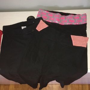 Victoria Secret Pink black leggings